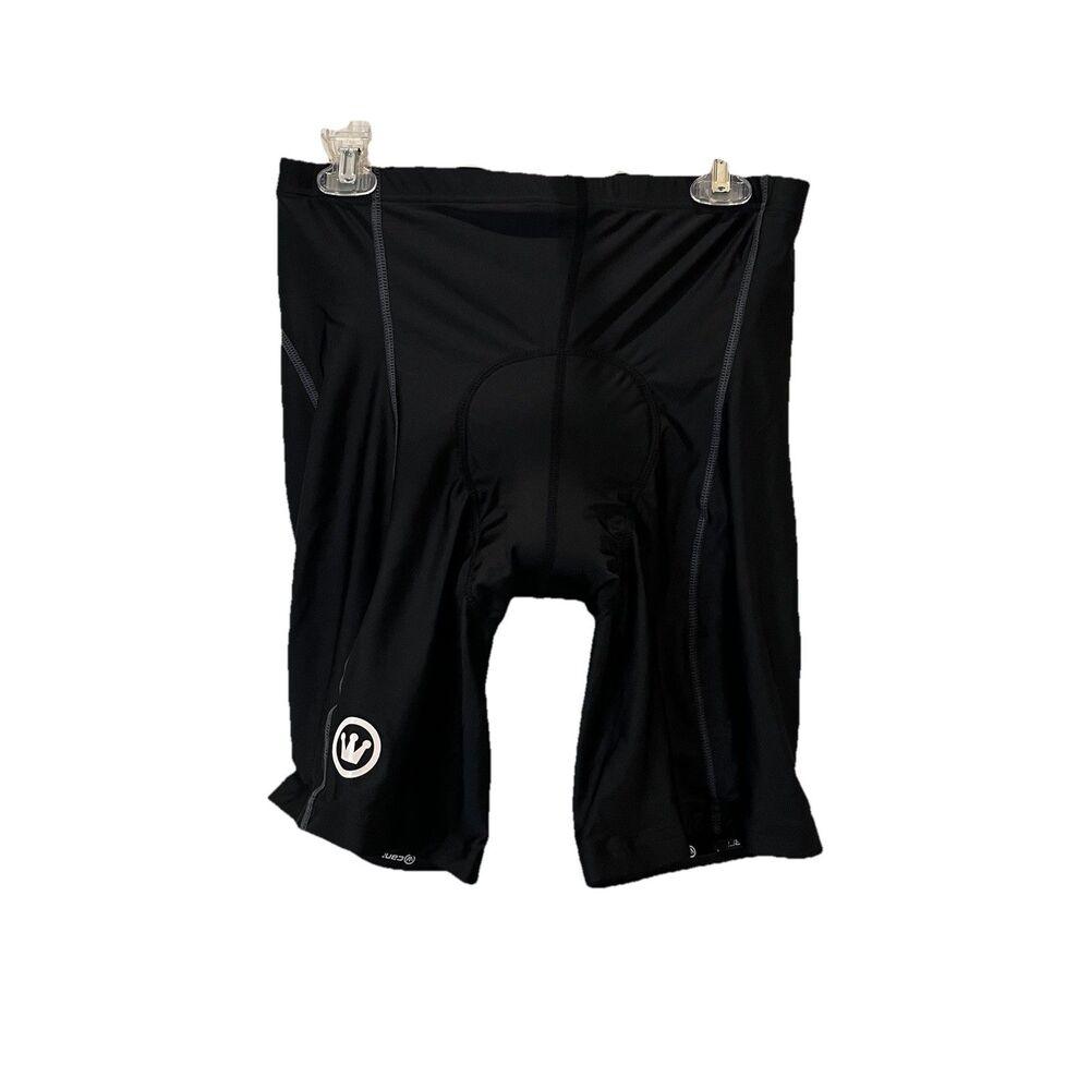 Canari Men's Padded Cycling Bike Shorts Black Size XL Athletic Activewear Black